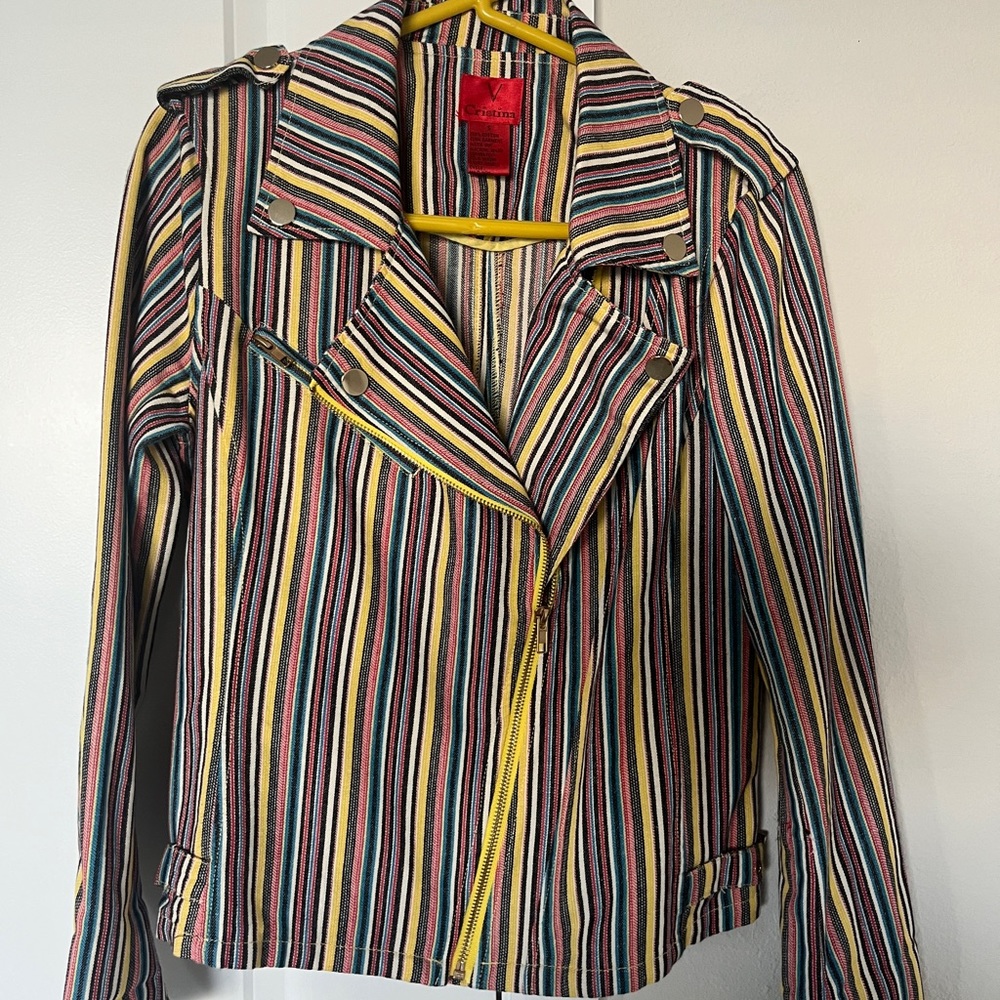 V Cristina blazer jacket striped size S